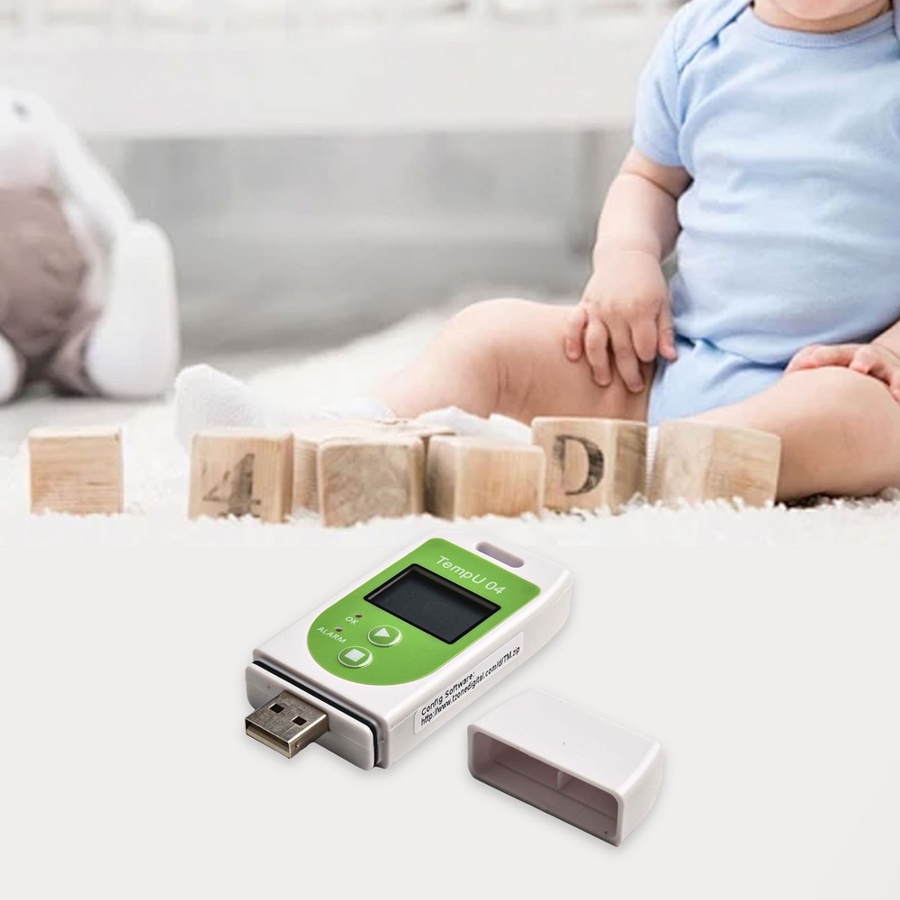 Portable Temperature Recorder with High Accuracy and Easy Report Generation