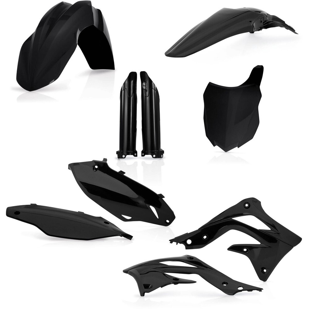 Acerbis Black Full Replacement Plastic Kit - 2314200001