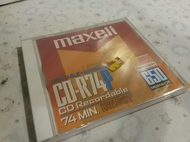 Maxell CD-R74P computer PC floppy disk Imation DC 2000 mini cartridge lot 2