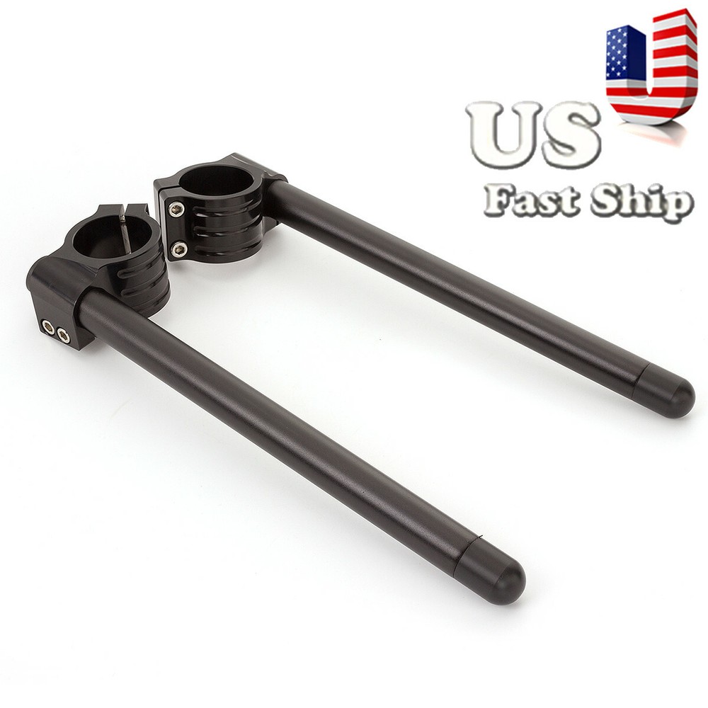 CNC 51MM For Handlebars Clip Ons Handle Bars For Full Set Normal/Regular Black
