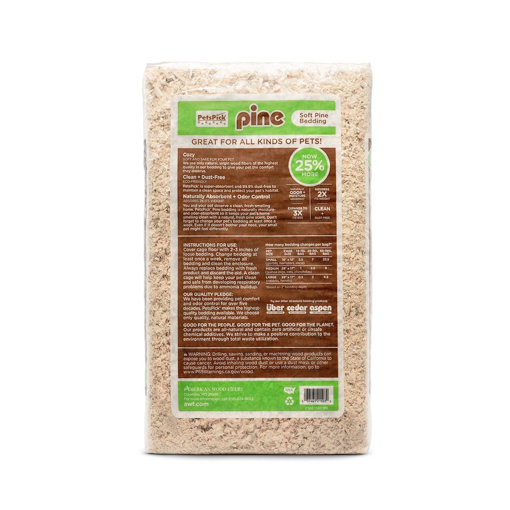 Pine Small Pet Bedding, 24L