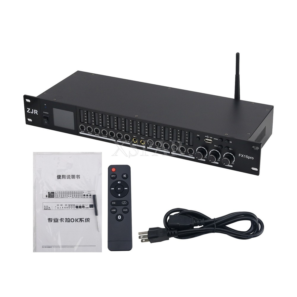 GAX-LD1500 Effects Equalizer Karaoke System Stage Sound Effects Audio Processor