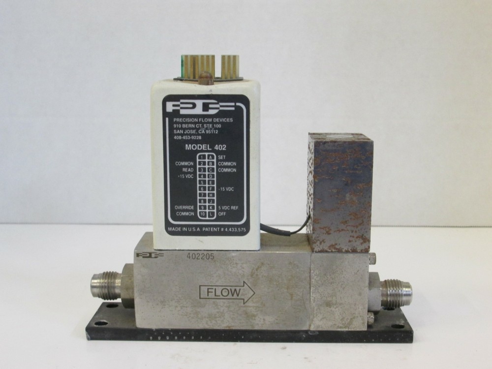 PFD 401 MFC, Precision Flow Devices, Mass Flow Controller, H2, 30 SLM, Used