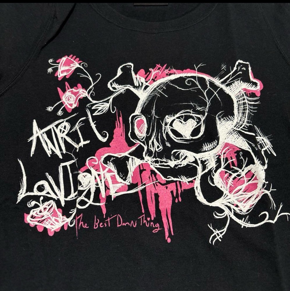 AVRIL LAVIGNE the best damn thing Tour T-Shirt Woman Free Size Japan Unused
