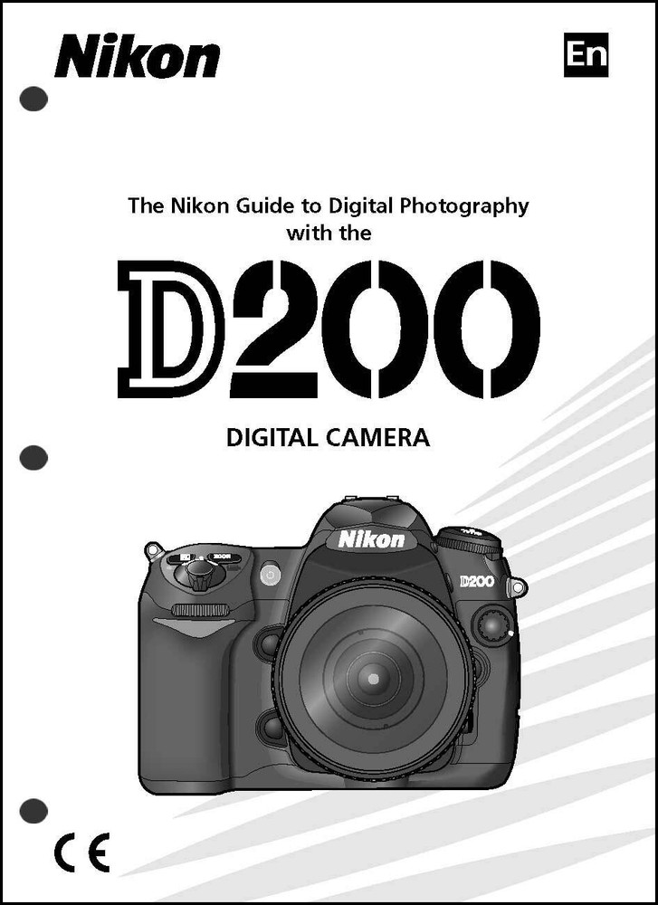 Nikon D200 User Manual Guide Instruction Operator Manual