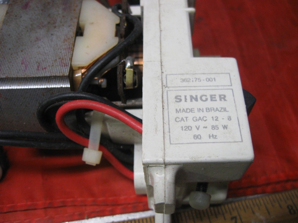 Singer 5830 C Sewing Machine Motor Light Socket On/off Switch GAC 12-8