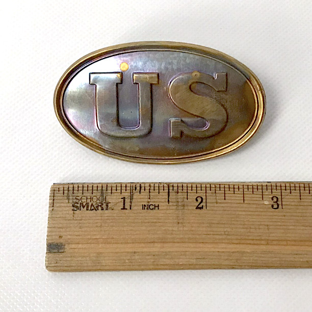 US Pattern 1839 "Baby" Belt Plate - Lead Filled