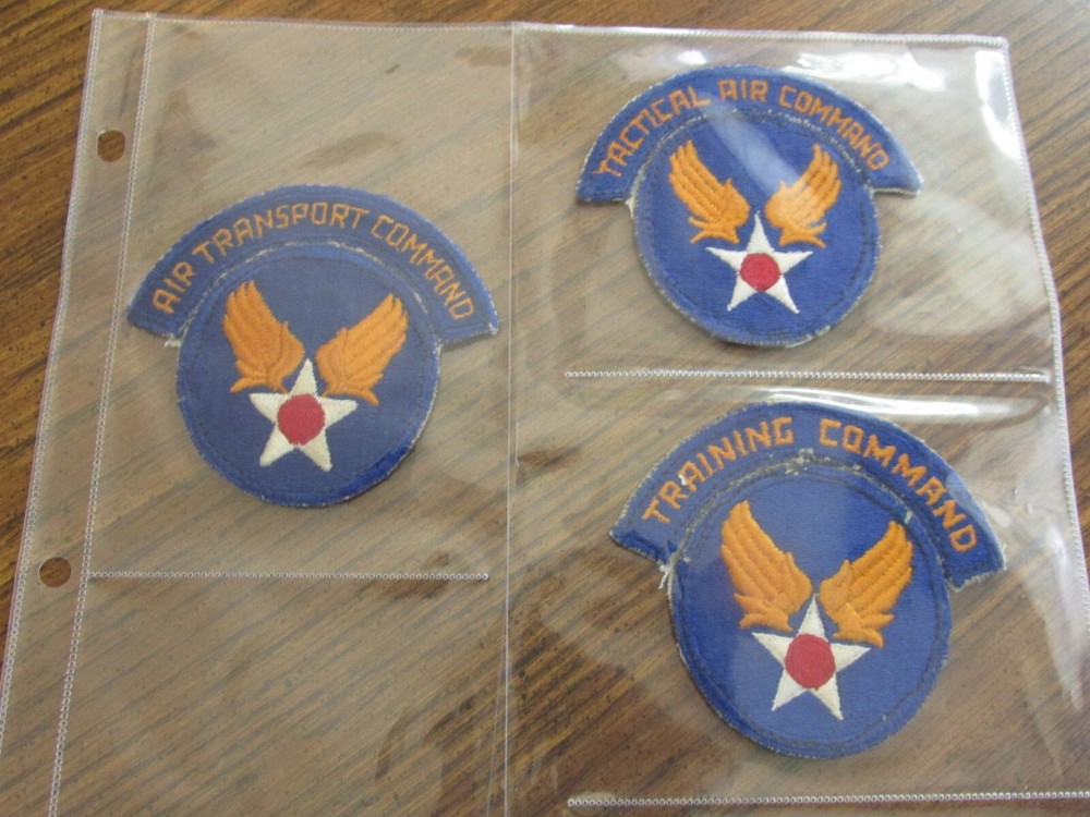 WW2 AAF 15 different Tab set Army Air Force patch lot collection