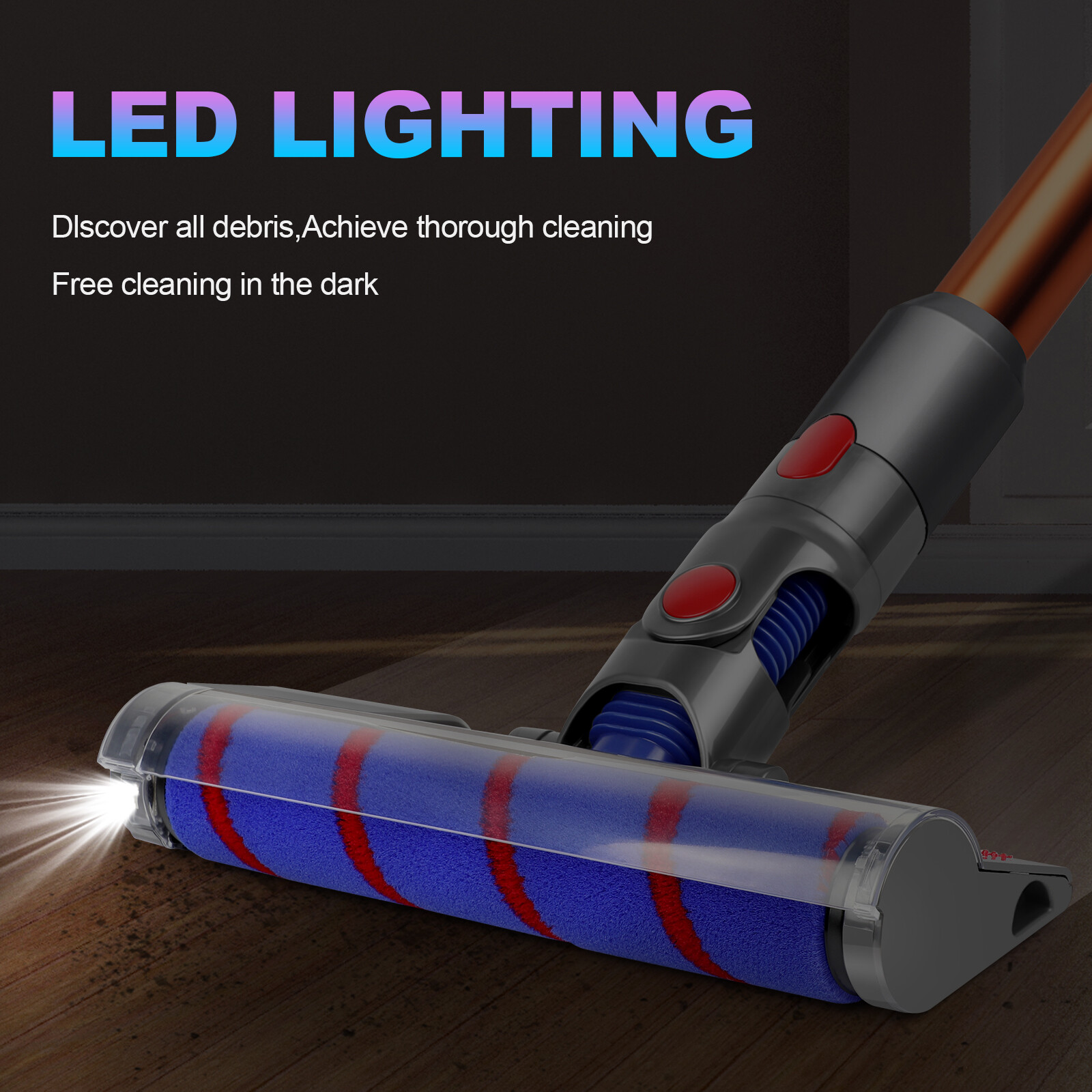 Floor Brush Head Tool For Dyson V7 V8 V10 V11 Vacuum Motorhead Animal Absolute