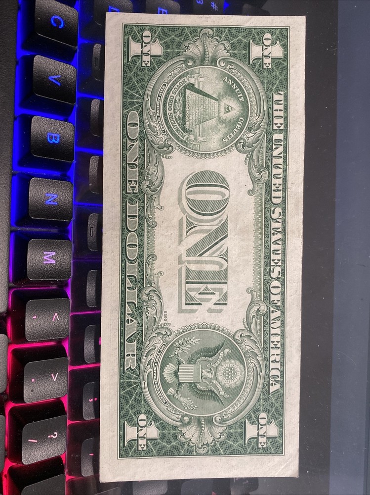 Huge Error 1935E Left Miscut/Misaligned $1 Silver Certificate UNC！RARE！！
