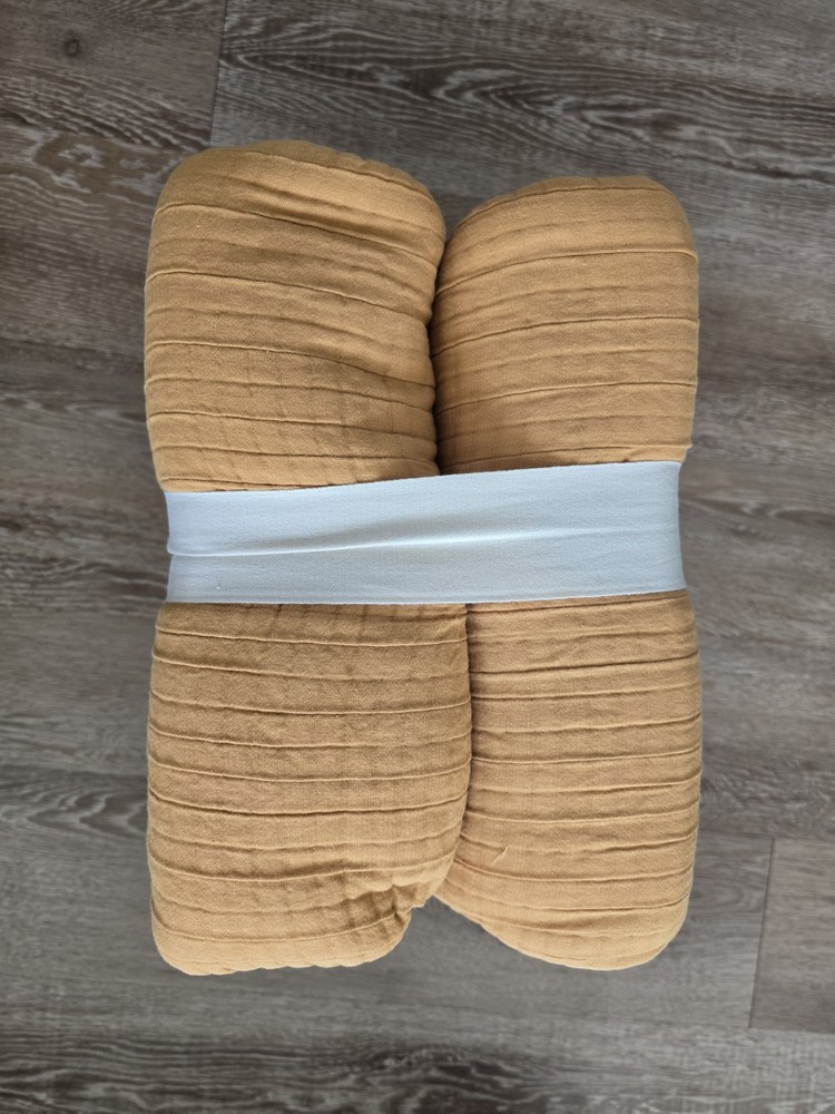 Double Cloth Quilt Mustard King Threshold