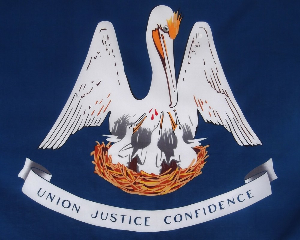 3x5 PRINTED POLYESTER LOUISIANA STATE FLAG