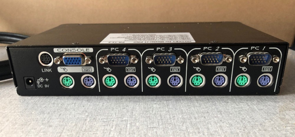 ConnectPRO PR-14-2 Master-IT PRO KVM W/ 3 KVM Cables