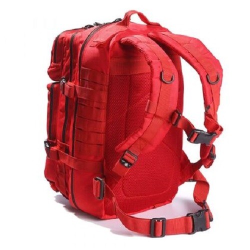 NEW Elite First Aid Tactical Medical EMS Trauma MOLLE Backpack Bag MEDIC RED