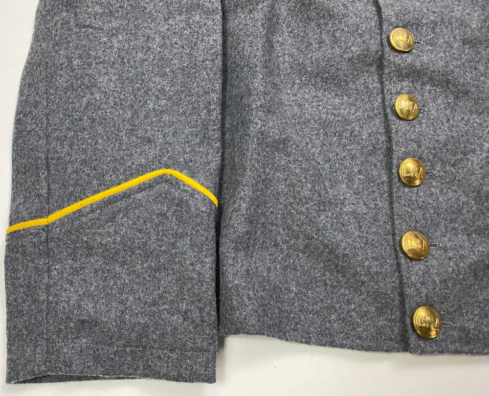 CIVIL WAR CS CSA CONFEDERATE CAVALRY SHELL JACKET-XLARGE 46R,48R