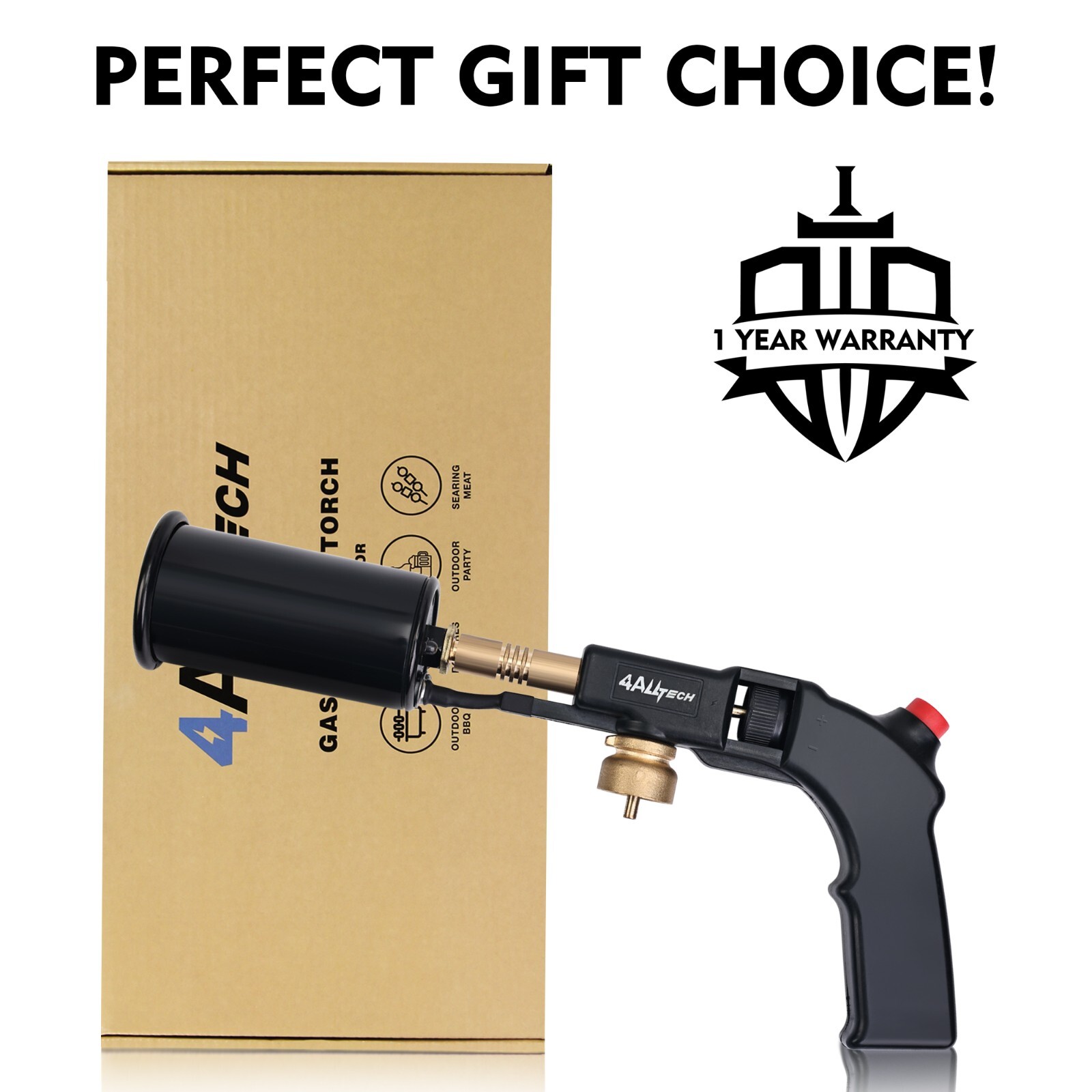 Kitchen Cooking Grill Propane Torch Searing Charcoal Camp Fire Starter Outdoor