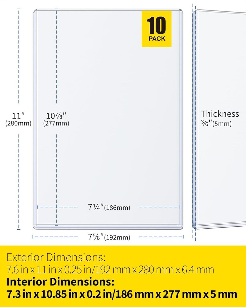 Comic Book Top Loaders - Protector Hard Case Sleeve, Toploader Holder for Silver