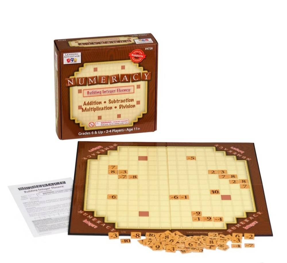 New Numeracy Building Integer Fluency Board Game EDUCATIONAL MATH Learning Game