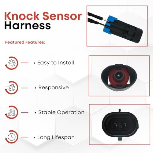 LS Gen 3 Knock Sensor Relocation Extension Harness 41'' Compatible with LS1