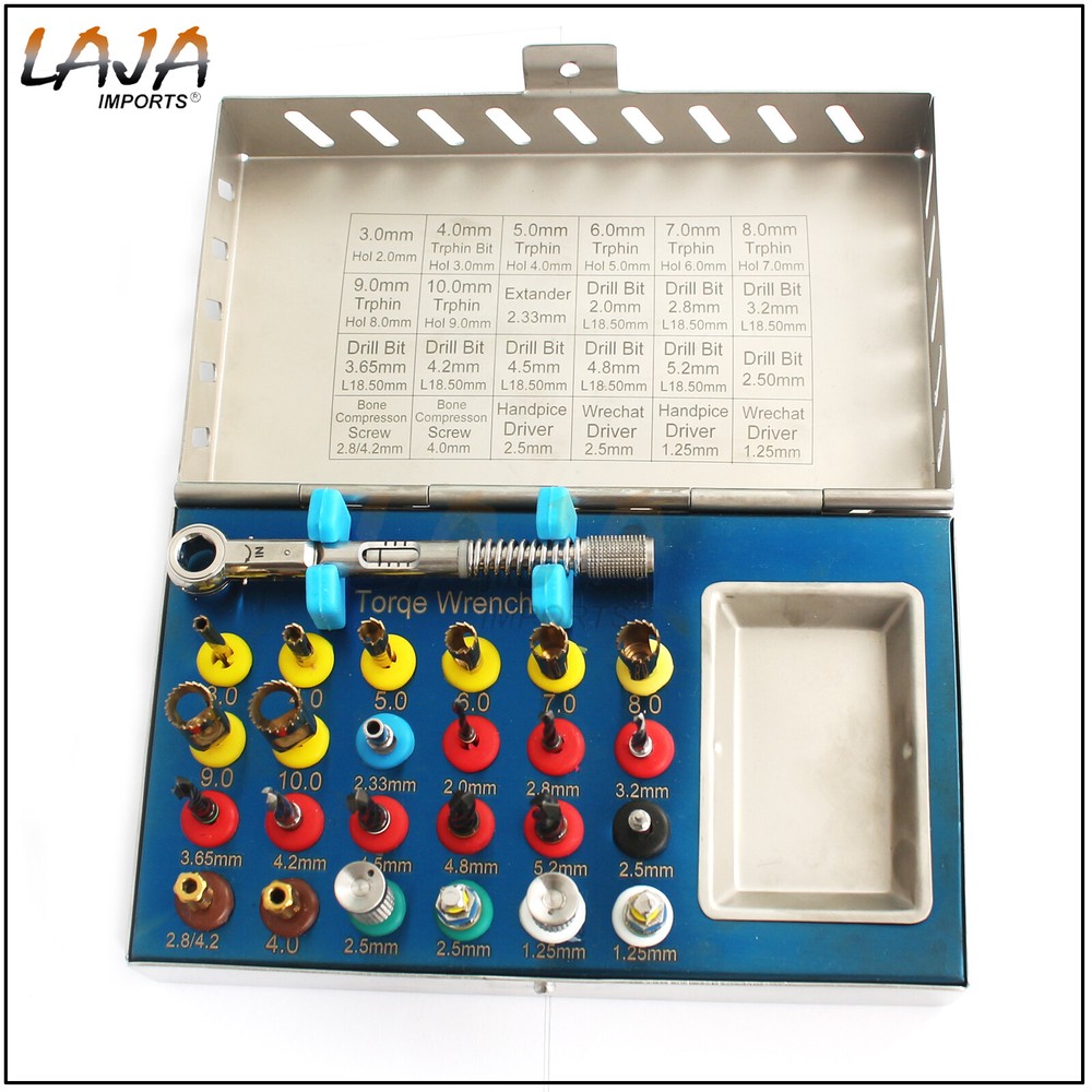 Universal Driver Kit 25 Pcs Bone Expander Kit Surgical Drill Implant Placement