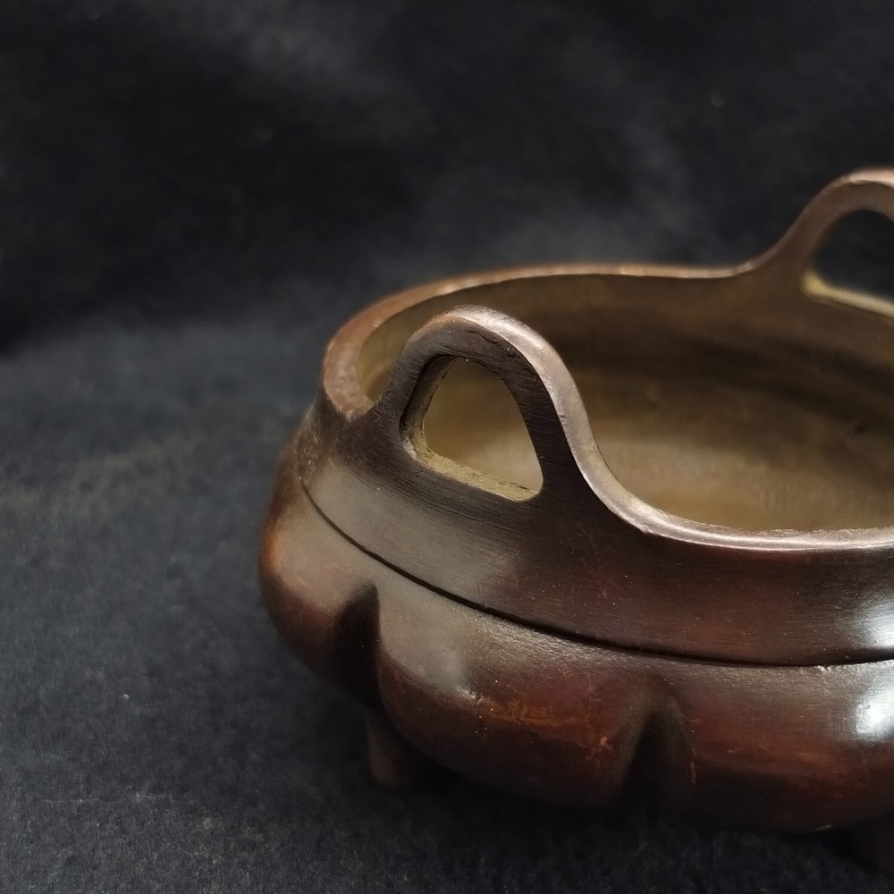 Large pumpkin incense burner