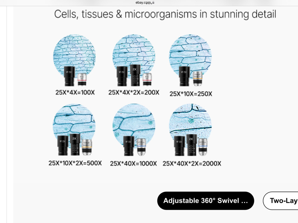 Binocular Compound Microscope 40X - 2000X Research Grade Professional