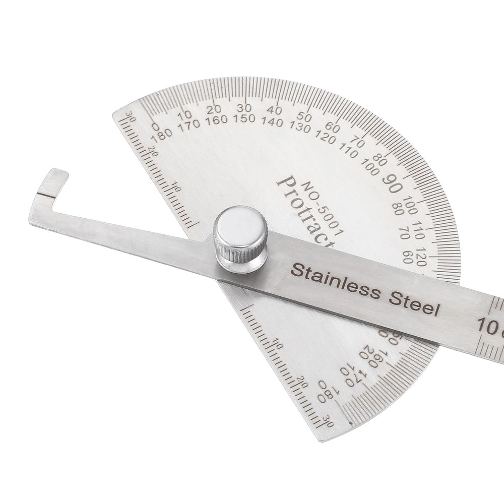 Stainless Steel Angle Protractor, Angle Finder Ruler, Adjustable Angle-Protra...