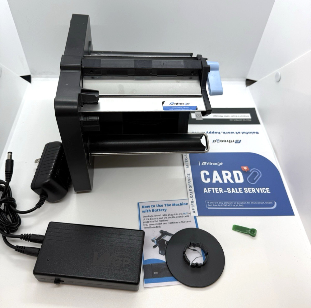 Frifreego Automatic Label Dispenser, Electric for Shipping, Document, Reminding