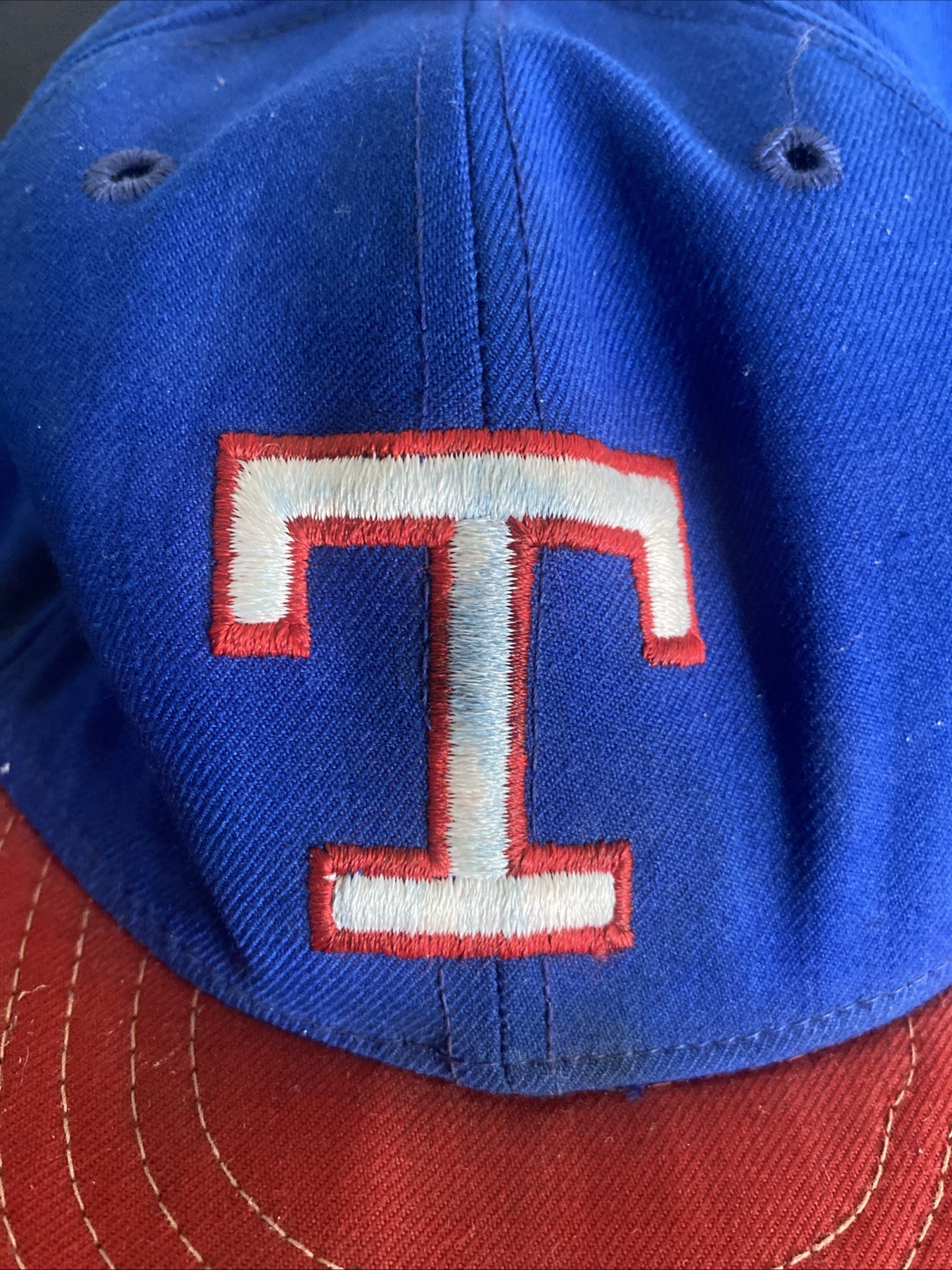 Wayne Terwilliger 1980’s Texas Rangers Game Used Hat #42 GU1