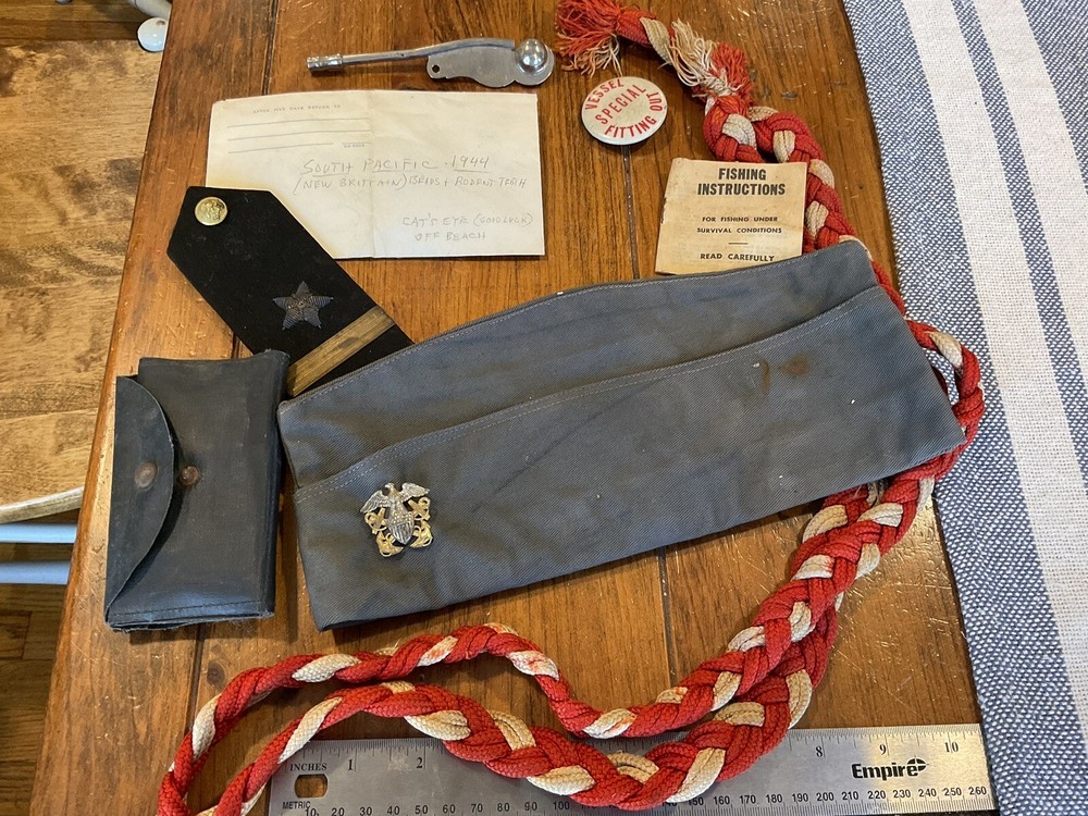 ORIGINAL WWII USN OFFICER LOT - PTO