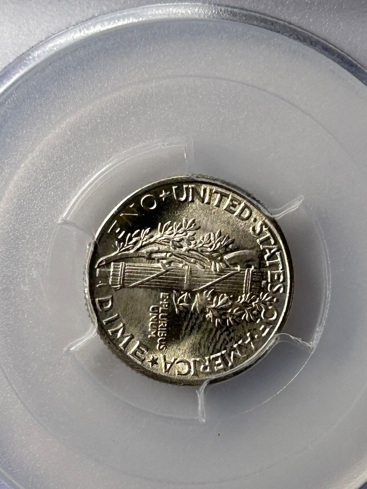 1938 P Mercury Silver Dime PCGS MS65 FB