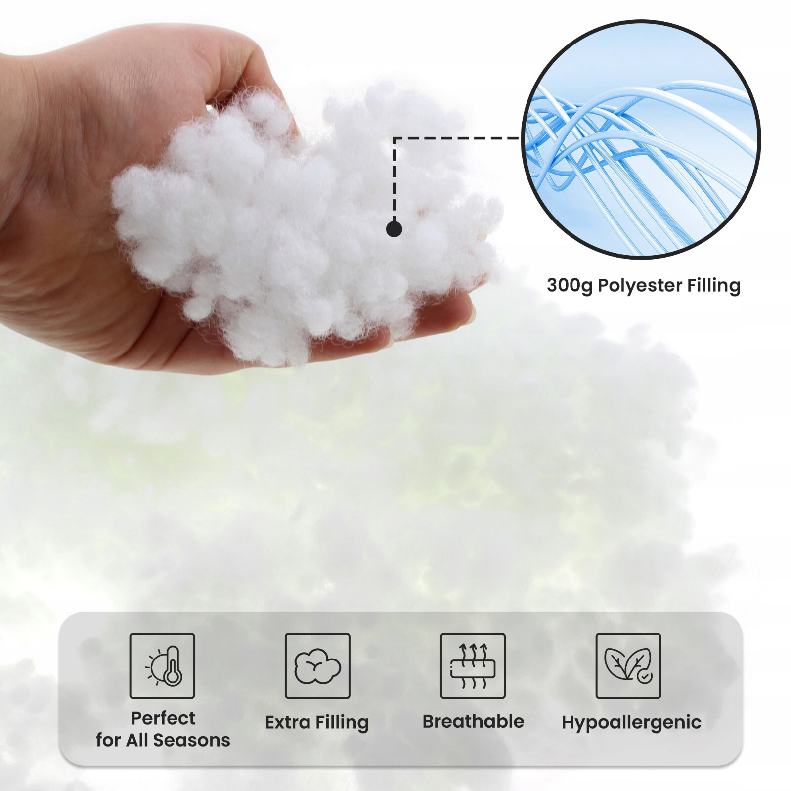 Down Alternative Comforter REVERSIBLE Microfiber Soft Duvet Insert All Seasons