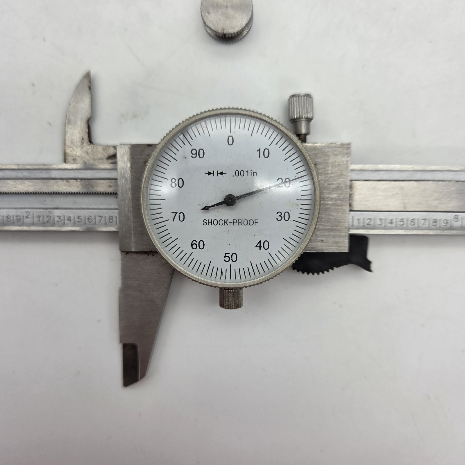 Shockproof Dial Caliper Stainless Steel 0-6" Range 0.001" Accuracy & Case