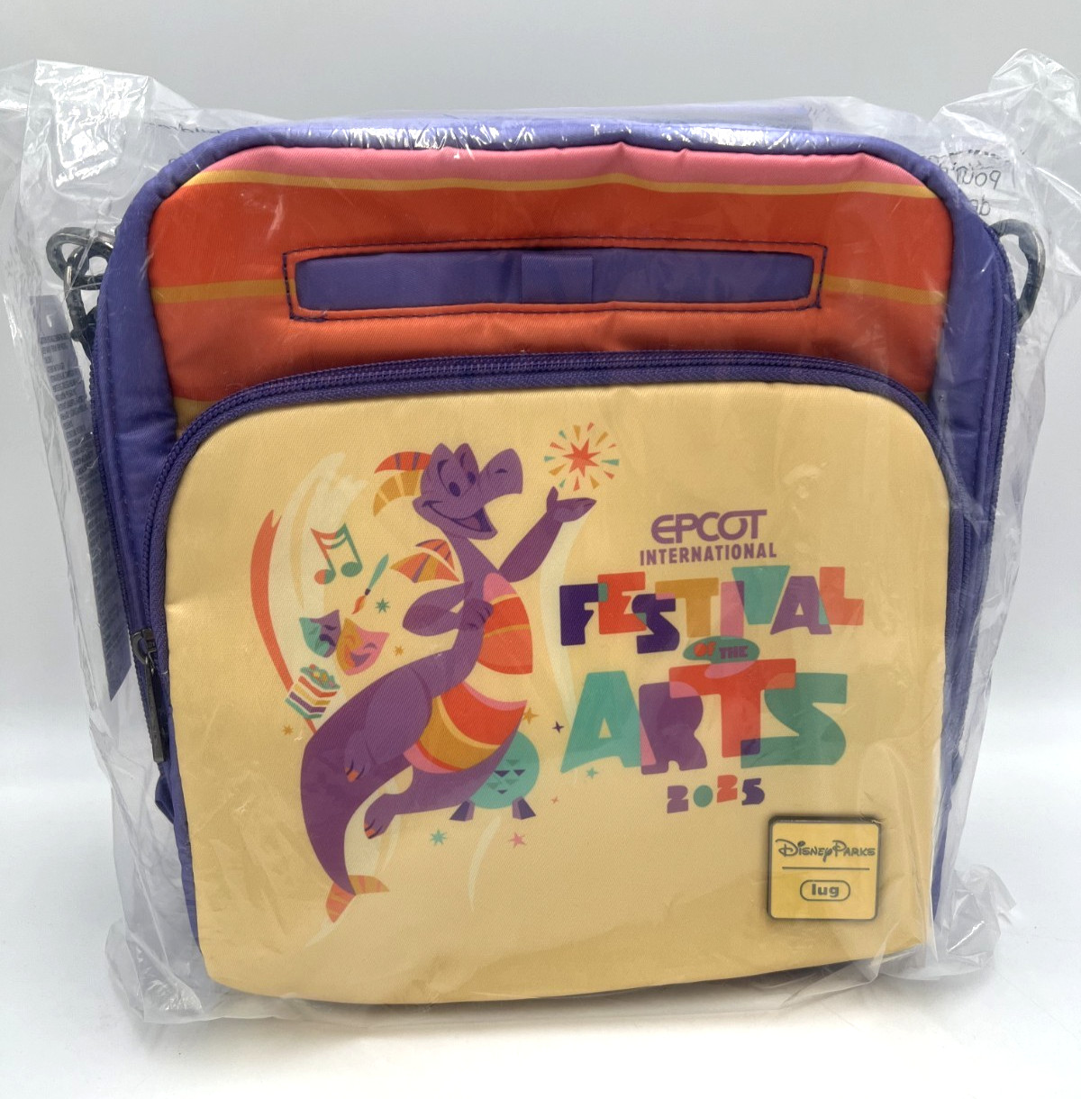 2025 Disney EPCOT Festival of the Arts Figment LUG Ranger Crossbody Bag NEW