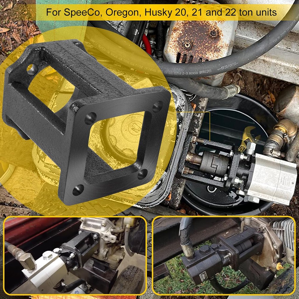 Firewood Log Splitter Hydraulic Pump Mount for 5-7 Hp Engine Wood Cutter Cracker
