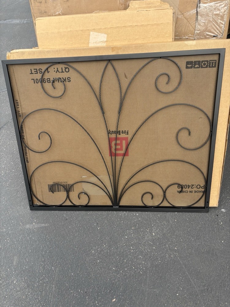 Fireplace Screen Without Legs