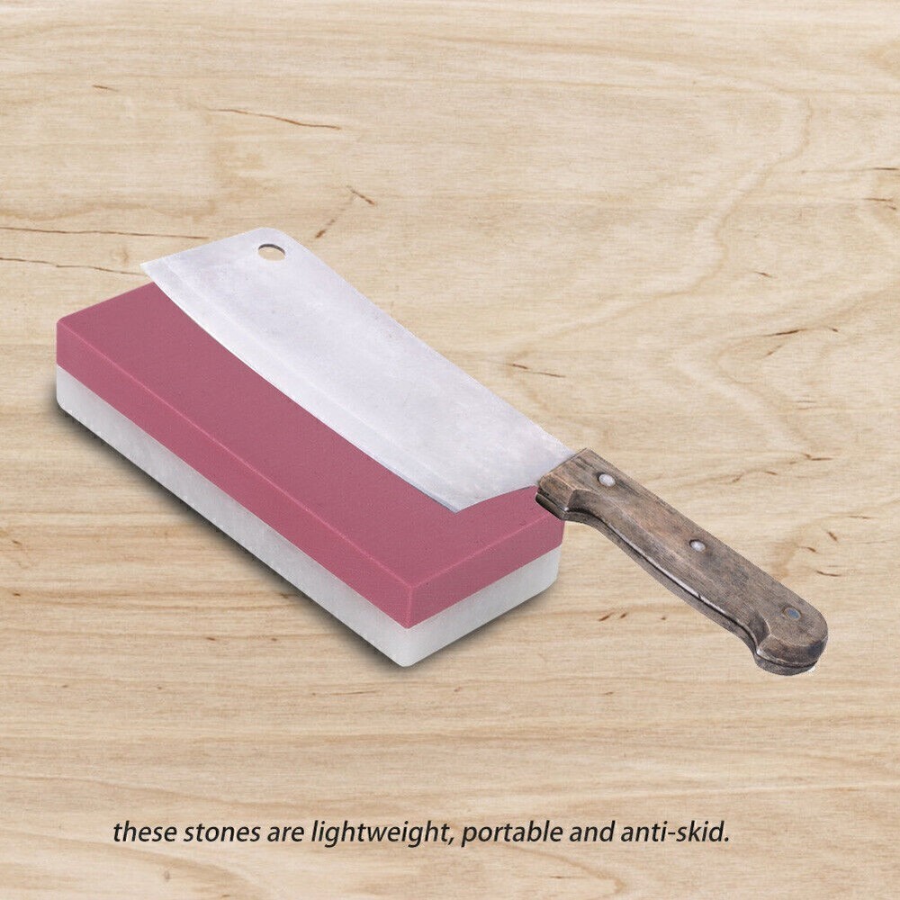3000# 8000# Grit Double Sides Kitchen Sharpening Stone Knife Sharpener Tool