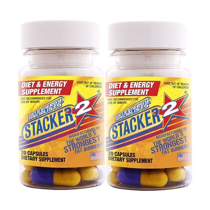 Stacker Two - 20 Count 40 Capsules Bottle