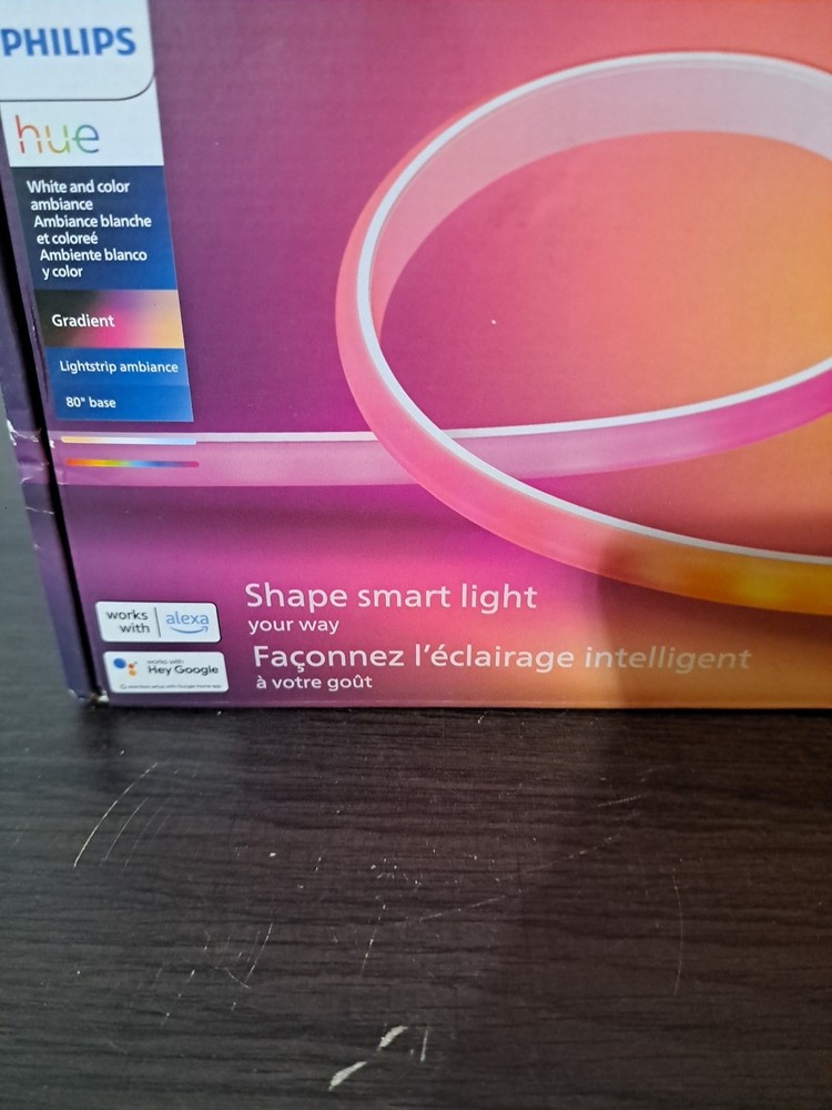 Philips Hue 80" Bluetooth Gradient Ambiance Shape Smart Lightstrip