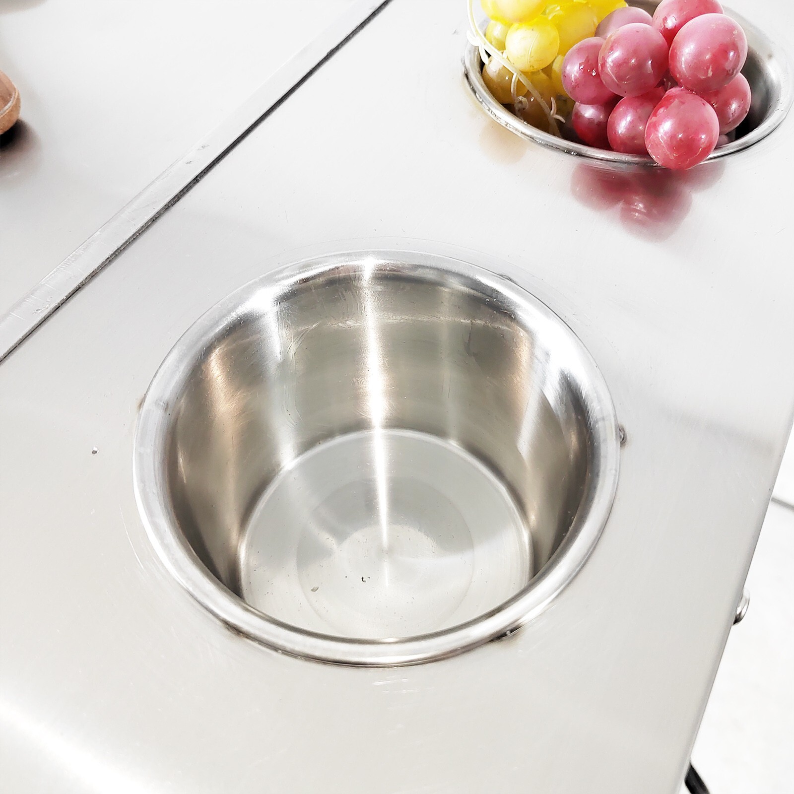 Kolice commercial 45x45cm fry ice cream machine, single square ice pan - 3 tank