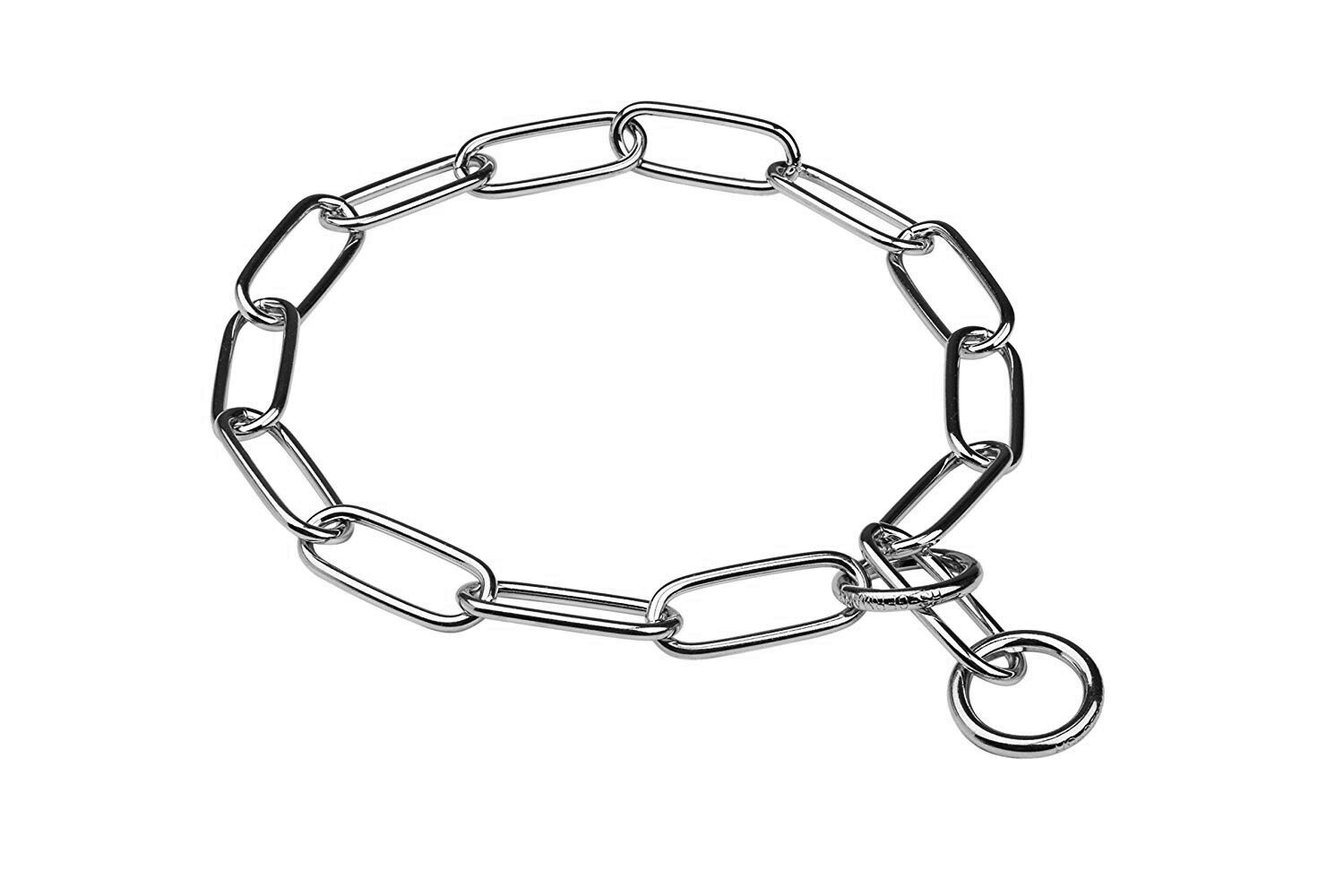Herm Sprenger Chrome Plated Long Link Fur Saver Dog Training Collar ALL SIZES