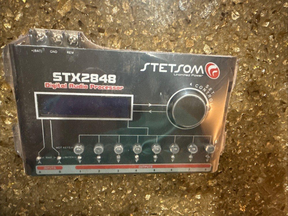 Stetsom STX2848 DSP Crossover & Equalizer 8 Channel Digital Signal Processor