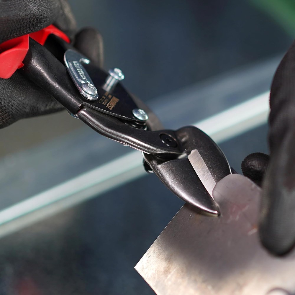 MIDWEST Special Hardness Aviation Snip - Left Cut Offset Left,