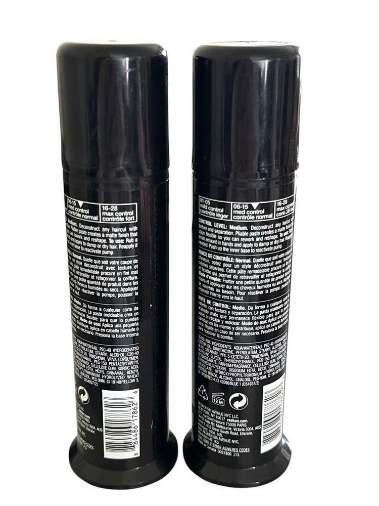 Redken Rough Paste 12 Texturize Working Material 2.5oz New 2 Pack