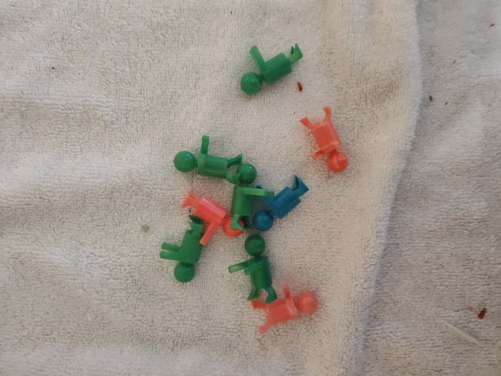 9 Vintage Plastic Robot Man