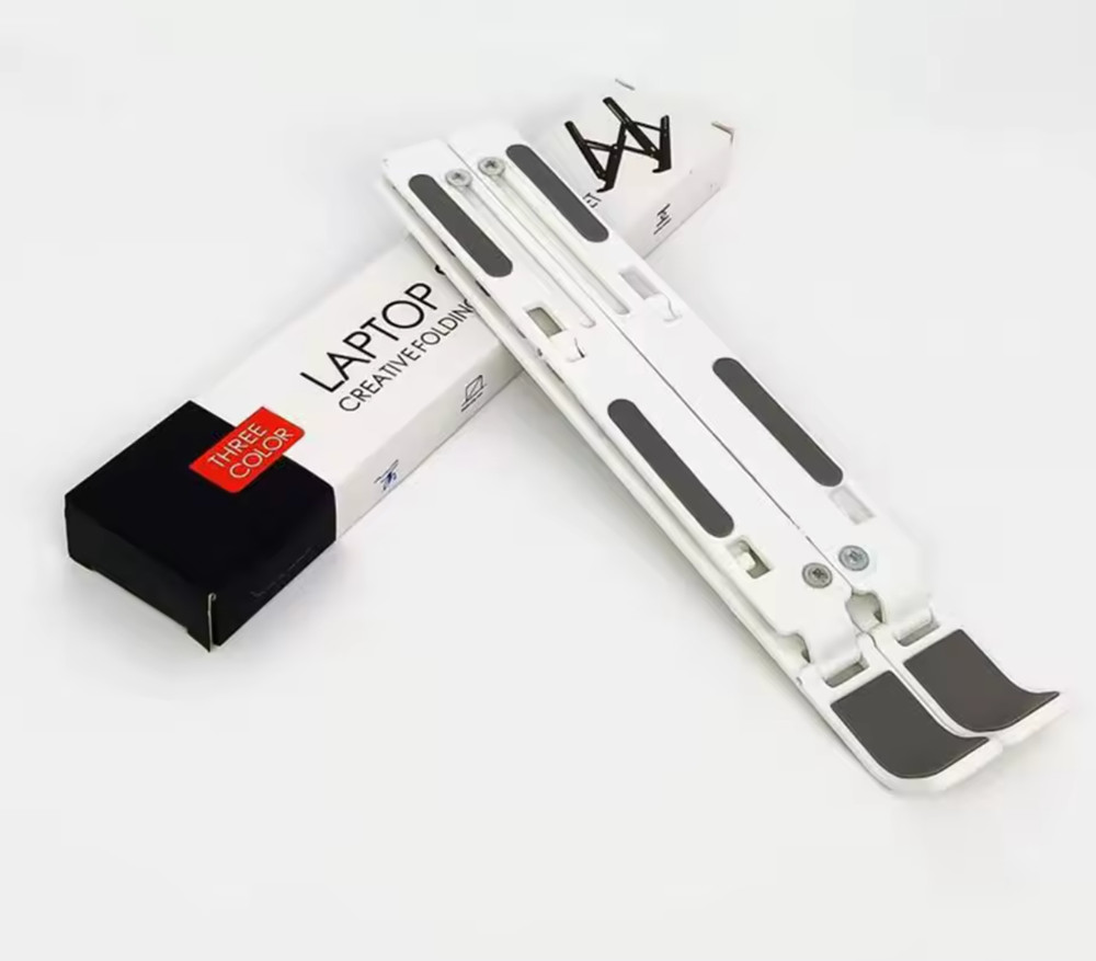 Ergonomic Adjustable Laptop Stand – Foldable & Portable Desk Riser