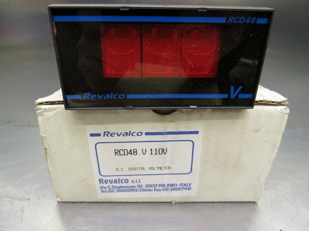 Revalco RCD48.V 110V D.C. Digital Voltmeter