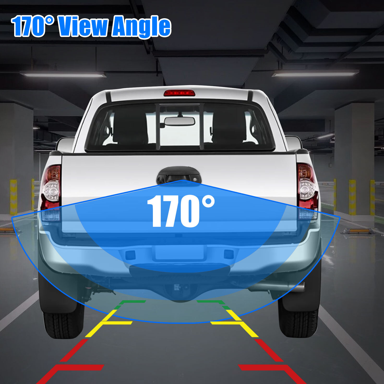 Tailgate Handle Rear View Backup Camera For 1997-2007 Ford F150/F250/F350/F450