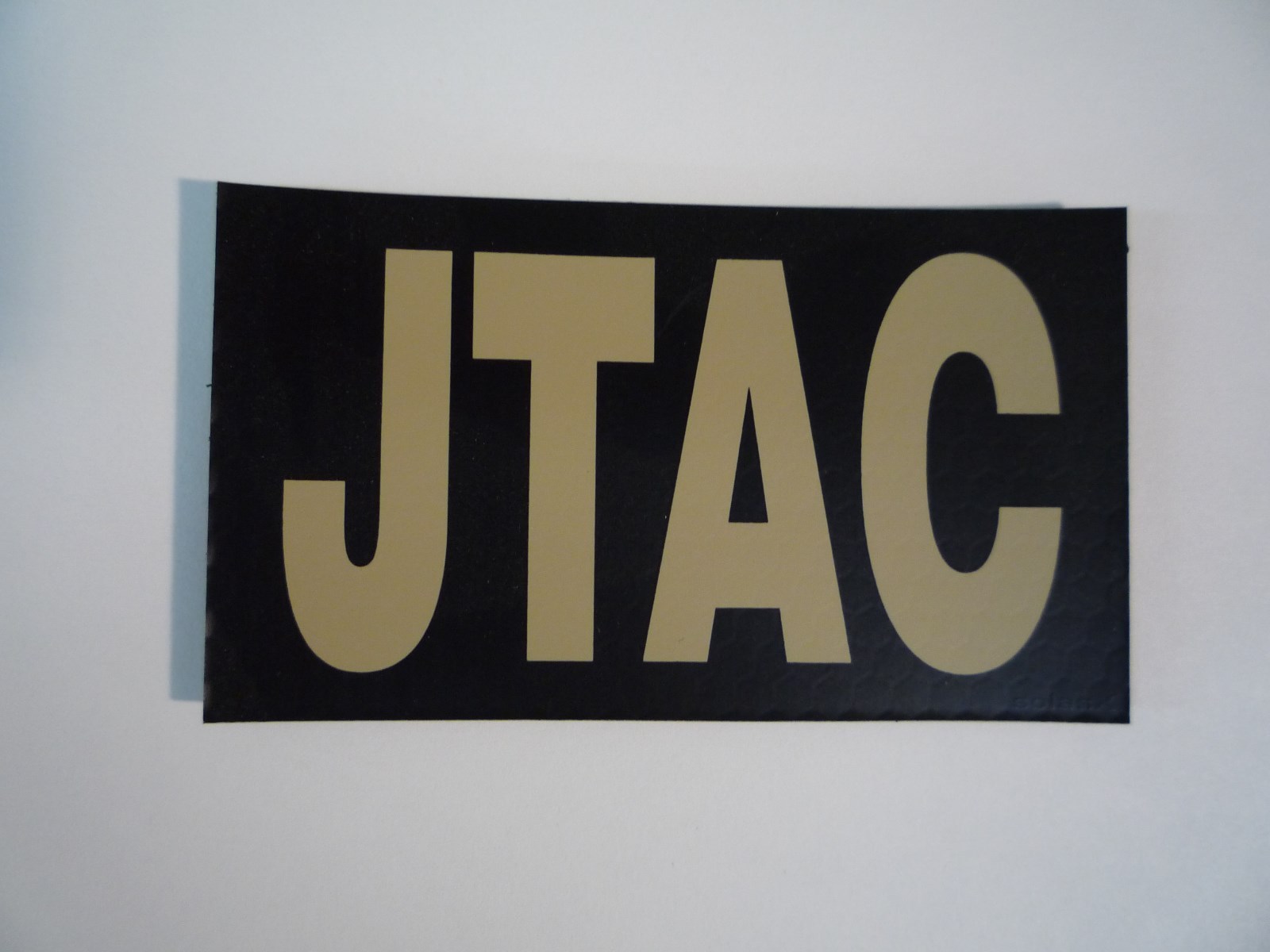 JTAC Tan on IR Magic Blk SolasX print 2nd Patch 3.5"X2" W/VELCRO® BRAND FASTENER