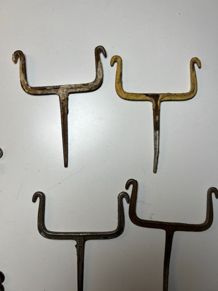Antique Lead Rain Gutter Spout Bracket Brackets Victorian Hexagonal Rectangular